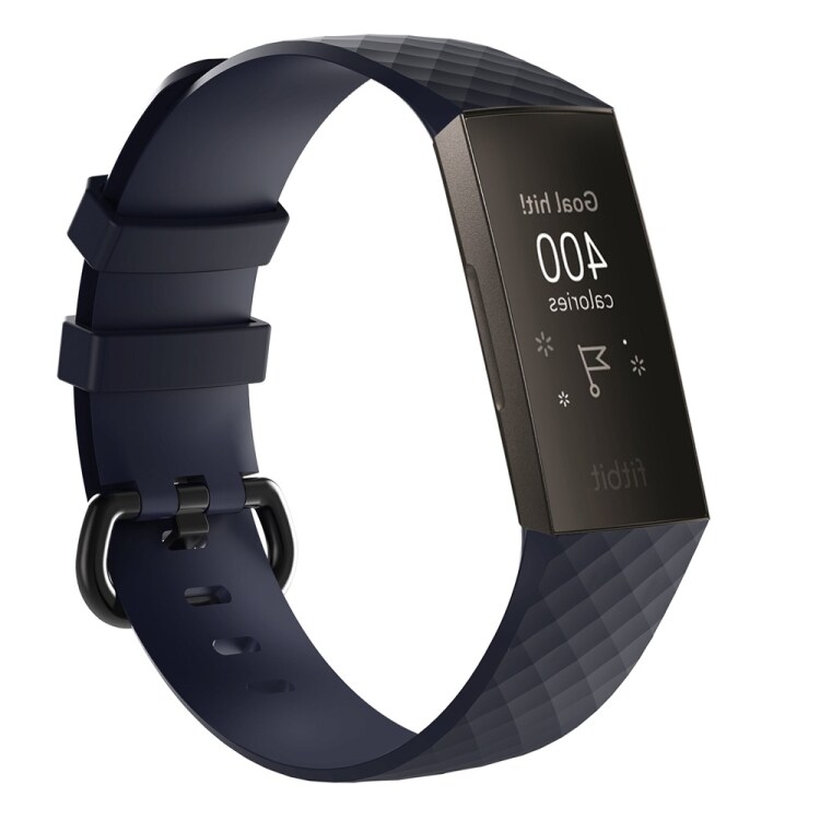 Silikonarmbånd Fitbit Charge 3 - Blått