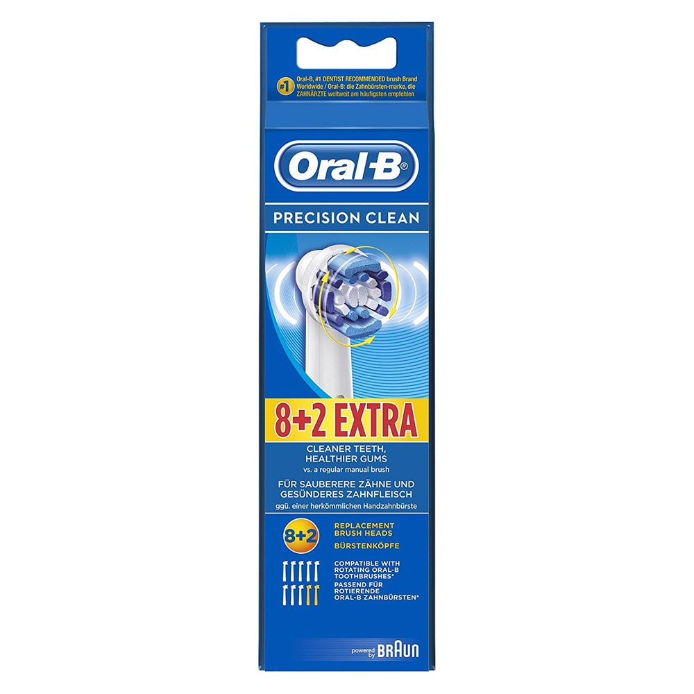 Oral-B Børstehoder Precision Clean 8+2