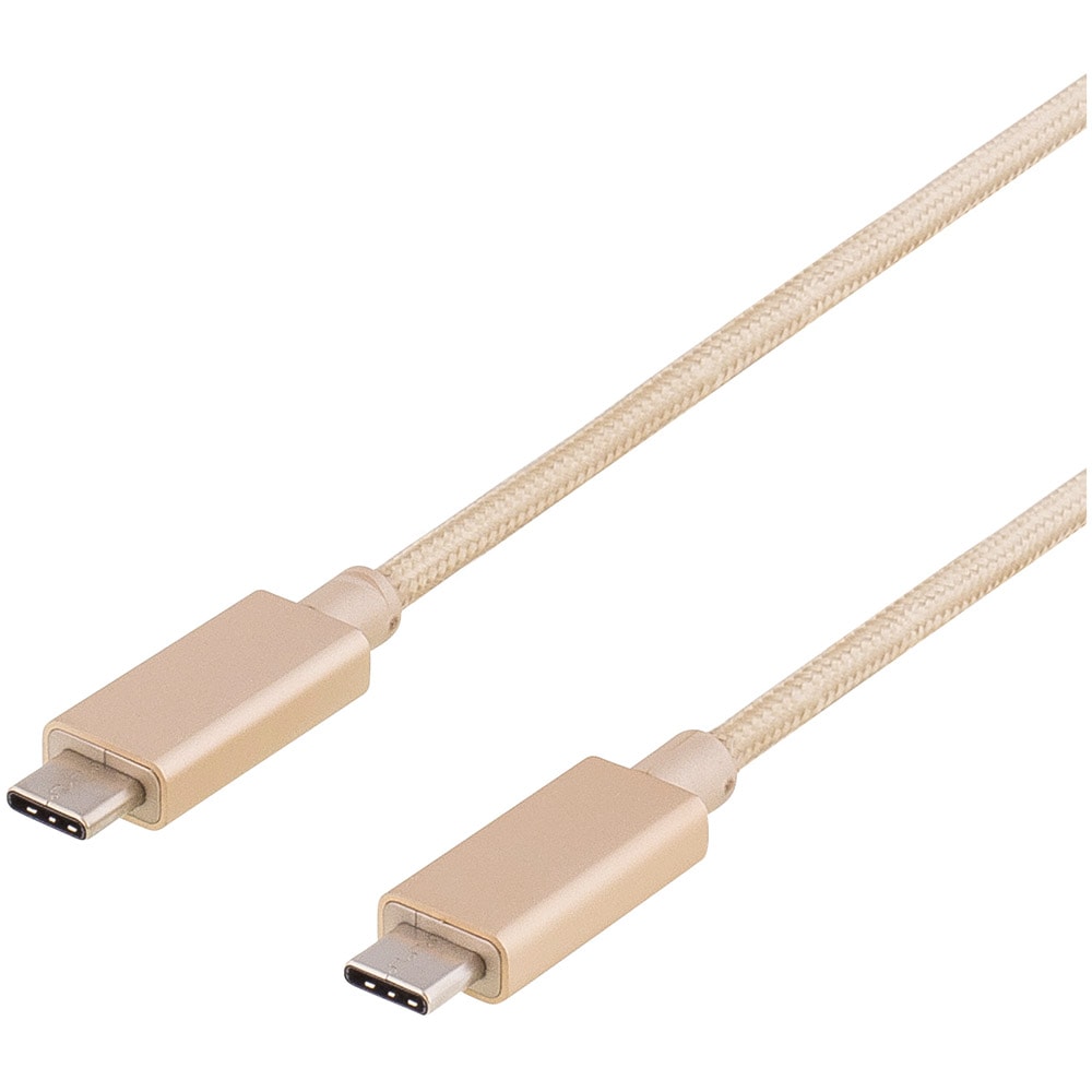 DELTACO PRIME USB-Kabel Type C - Type C Gull