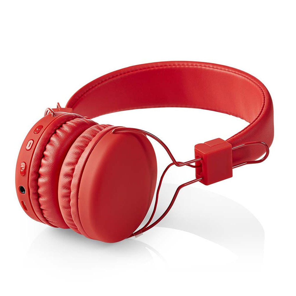 Nedis Bluetooth headset - On-ear , Rød
