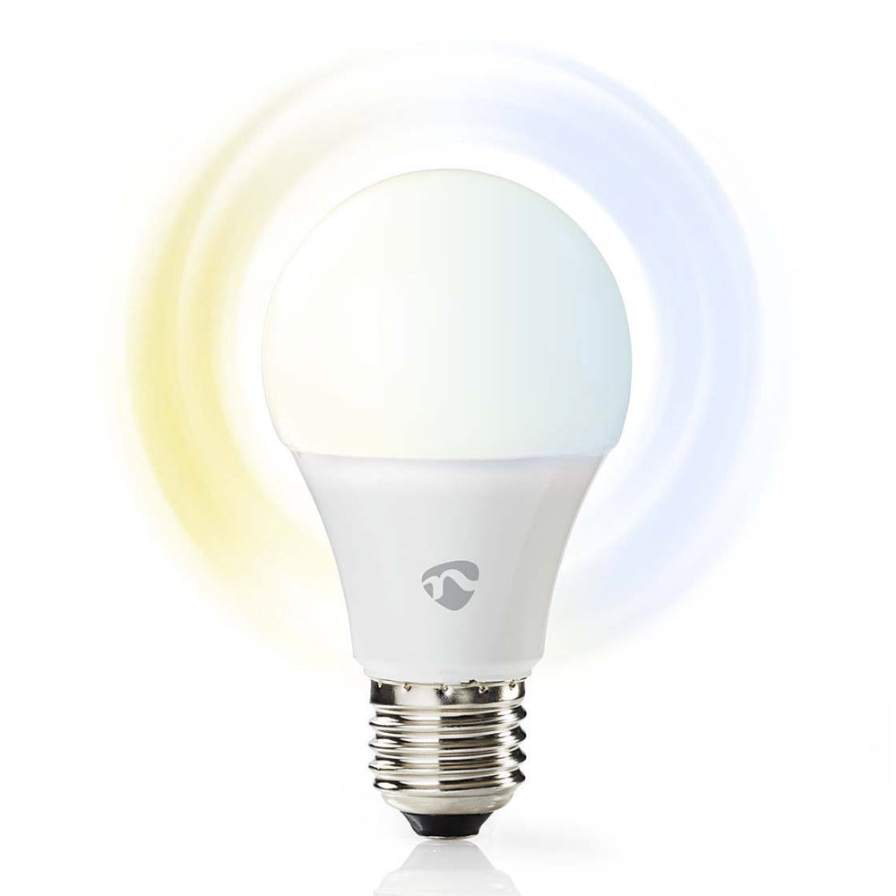 Nedis WiFi Smart LED-pære E27 - Varm til kald hvit