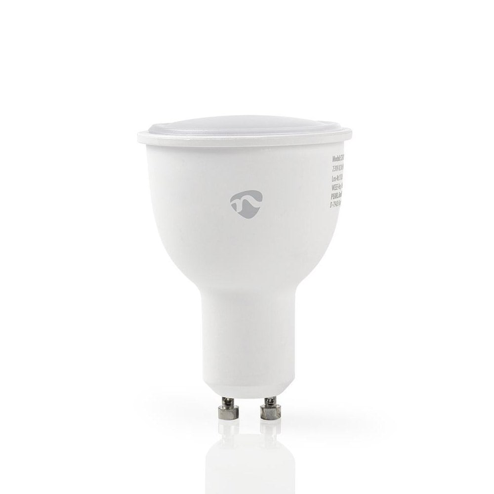 Nedis WiFi Smart LED-pære GU10- Varm til kald hvit