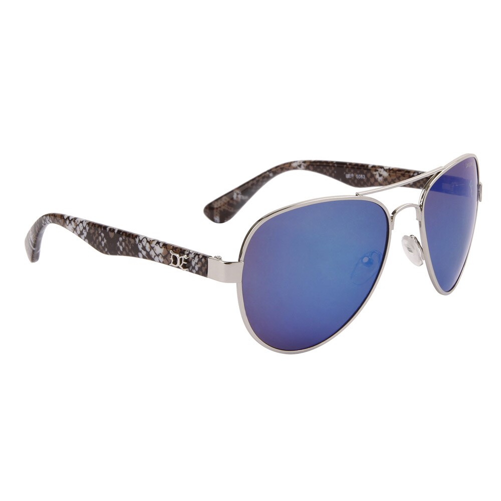 Solbriller Diamond EyeWear - Sølv / Blå Speilglass