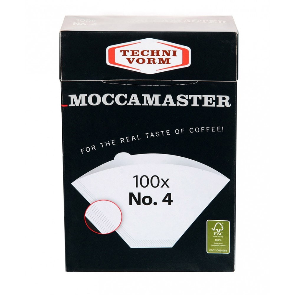 Moccamaster Kaffefilter 100stk - str 4
