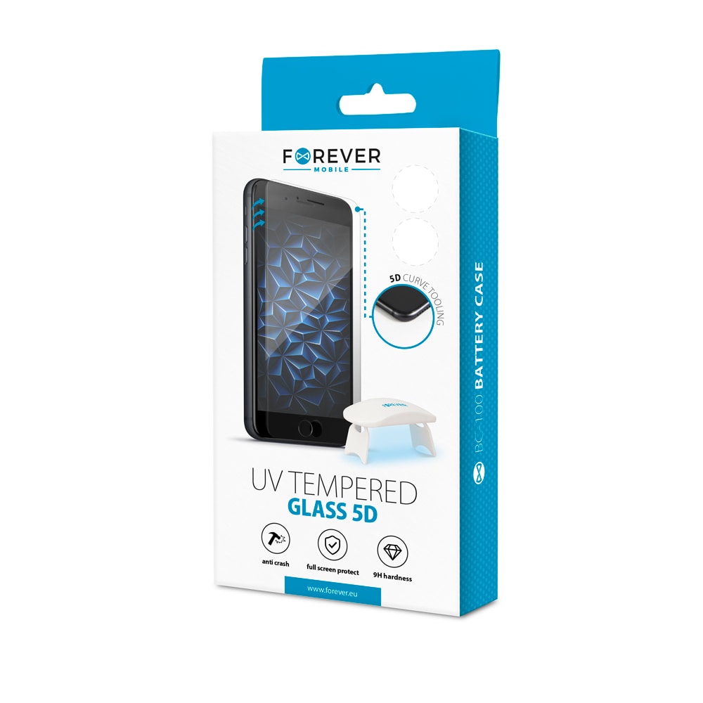UV temperert glass 5D - Huawei Mate 20 Pro