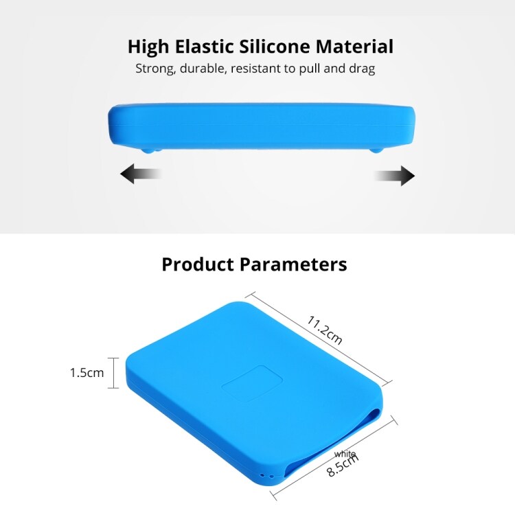 2,5 " silikonfutteral/beskyttelse til ekstern harddisk