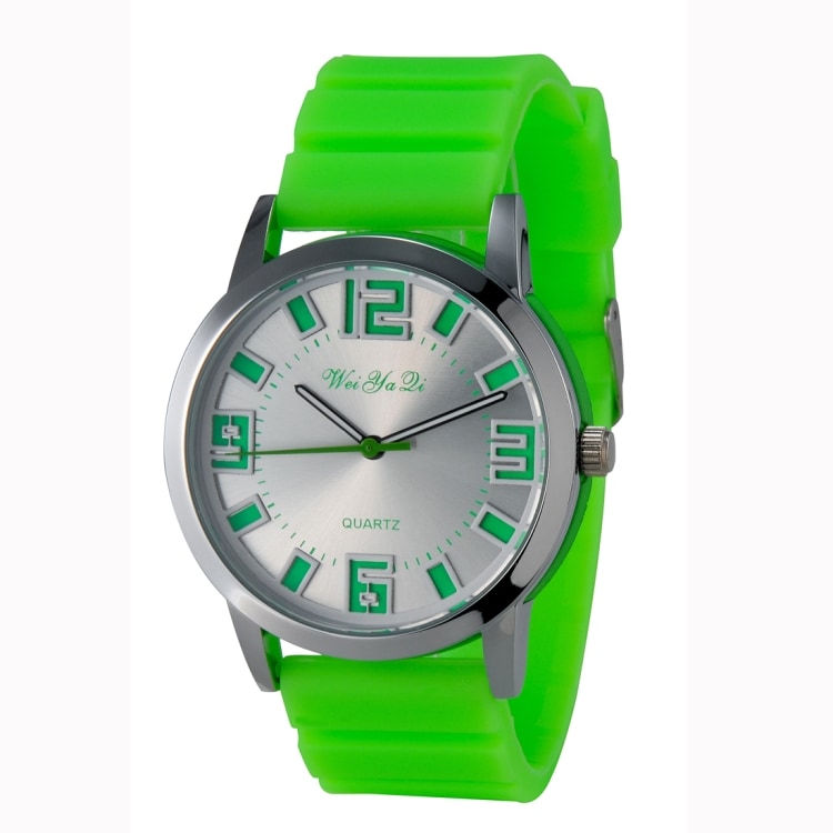Armbåndsur av silikon - Grønt