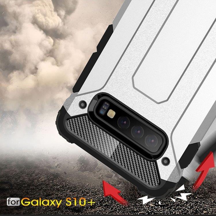 Magic Armor Lommebokholder TPU+PC til Samsung Galaxy S10+ Svart
