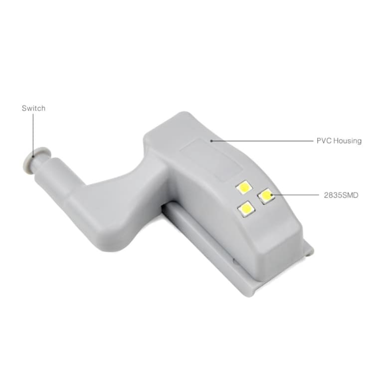 10-pack sensor LED-Skapbelysning/ garderobelampe dør