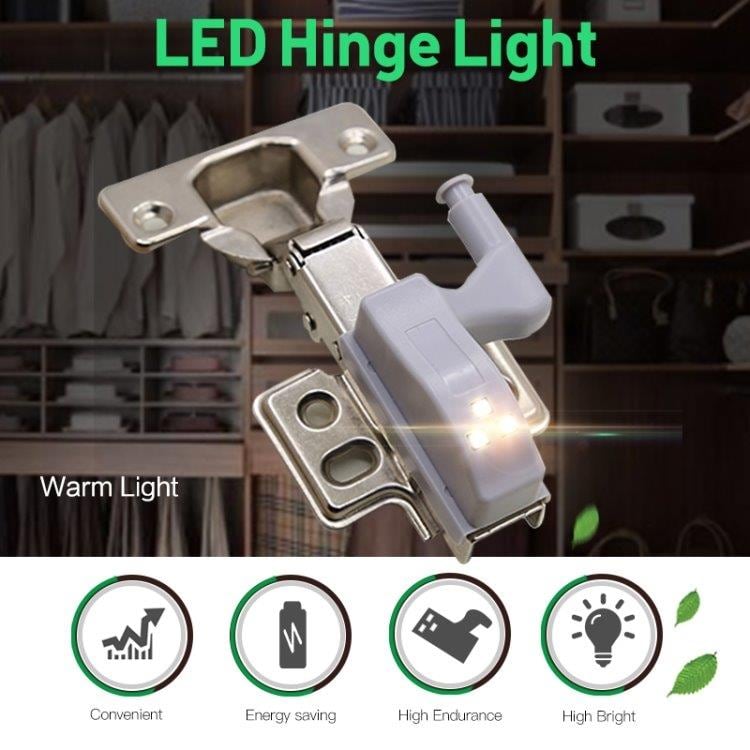 LED Sensor Skapbelysning/ garderobelampe Varm hvit