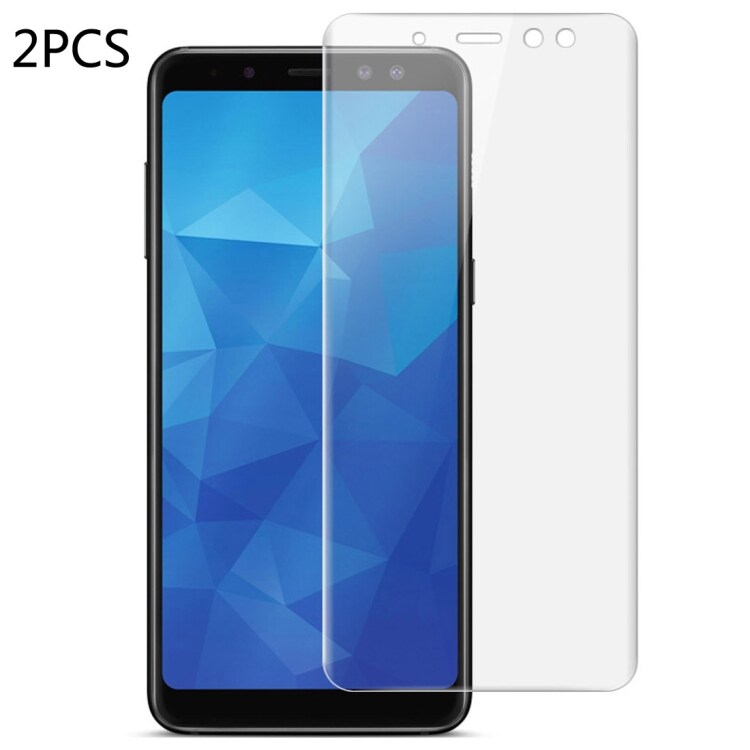 2-pack 0.15mm Full skjermbeskyttelse Samsung Galaxy A8 Plus -2018