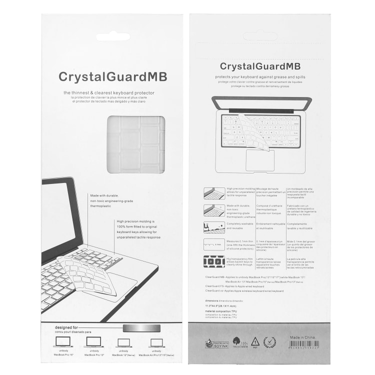 Laptop TPU Silikonbeskyttelse tastatur - Microsoft Surface Laptop 13.5"