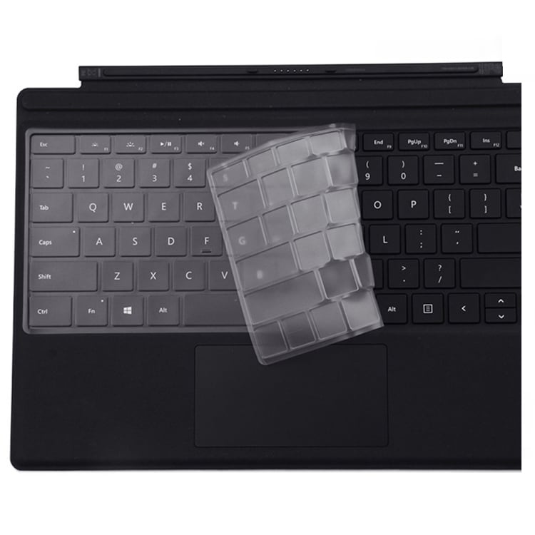Laptop TPU Silikonbeskyttelse tastatur - Microsoft Surface Pro 6 / 5 / 4