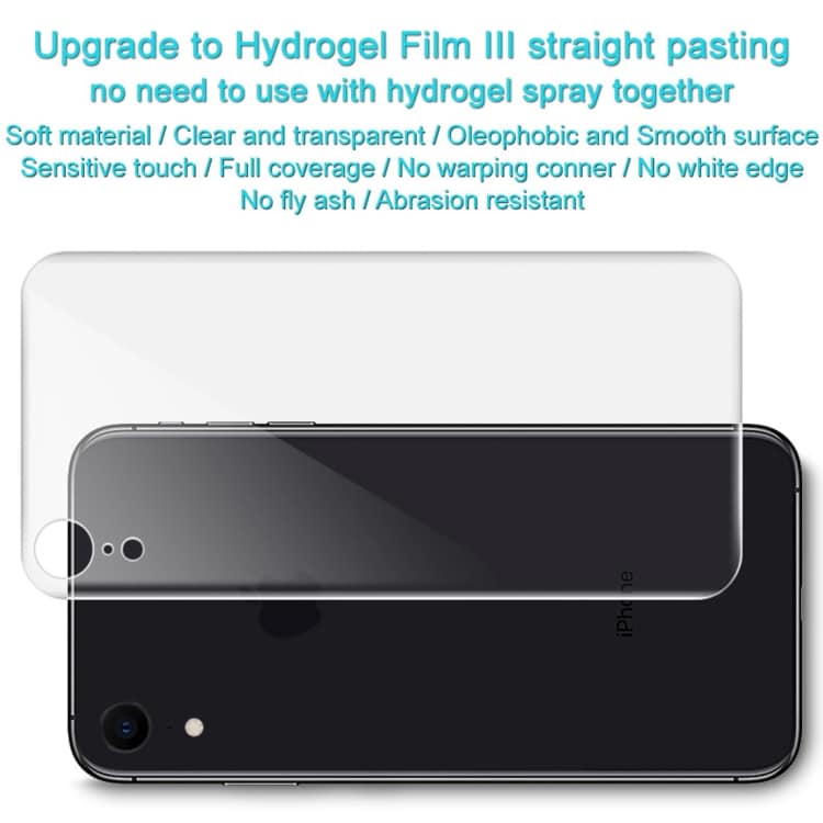 2-pack 0.15mm Full skjermbeskyttelse Bakside iPhone XR