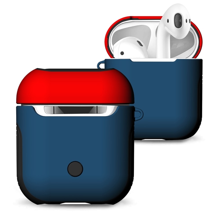 Silikonfutteral/beskyttelse til Apple Airpods - Blå kropp