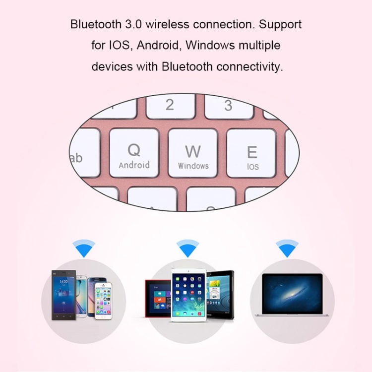Futteral til  iPad Pro 9.7 ", iPad Air, iPad Air 2 - Avtagbart tastatur LED