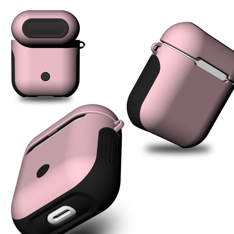 Silikonfutteral/beskyttelse til Apple Airpods - Rosa