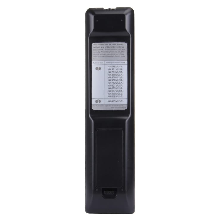 Universell fjernkontroll for Sharp LCD-, LED- og plasma-TV-er