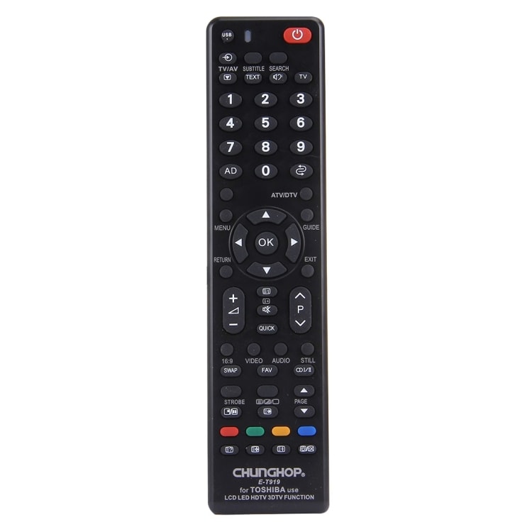 Universal fjernkontroll TOSHIBA TV - LED / LCD / HDTV