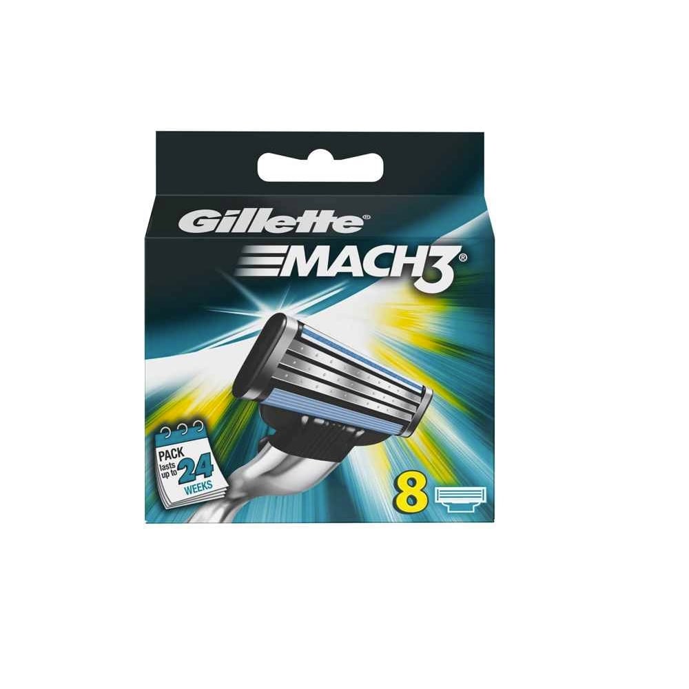 Gillette Mach3 Barberblader 8-pack