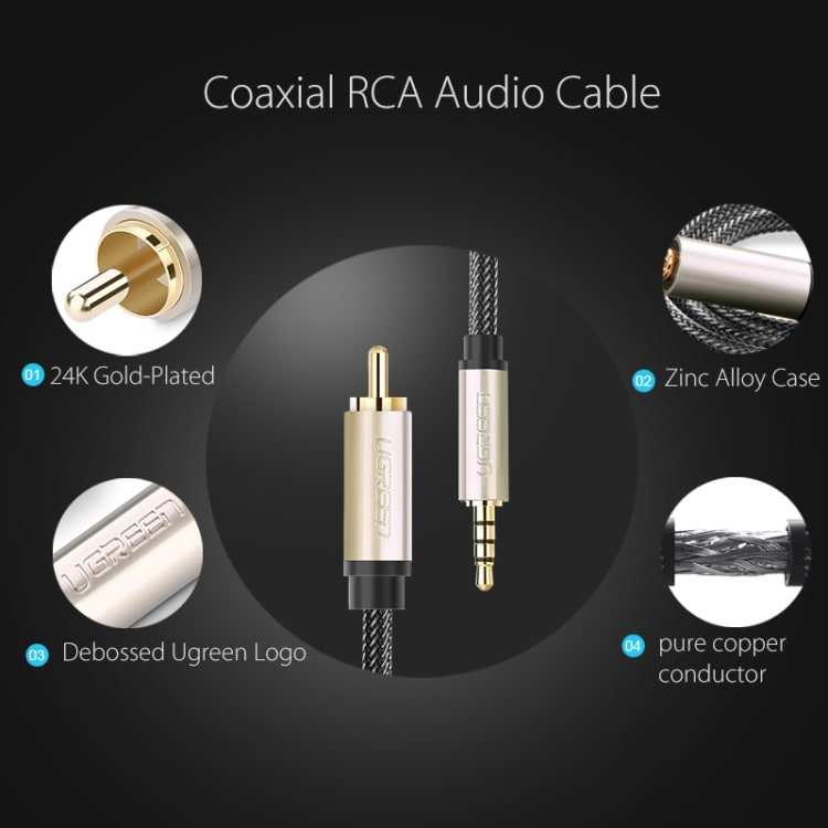 Lydkabel 3.5mm til RCA SPDIF Kabel