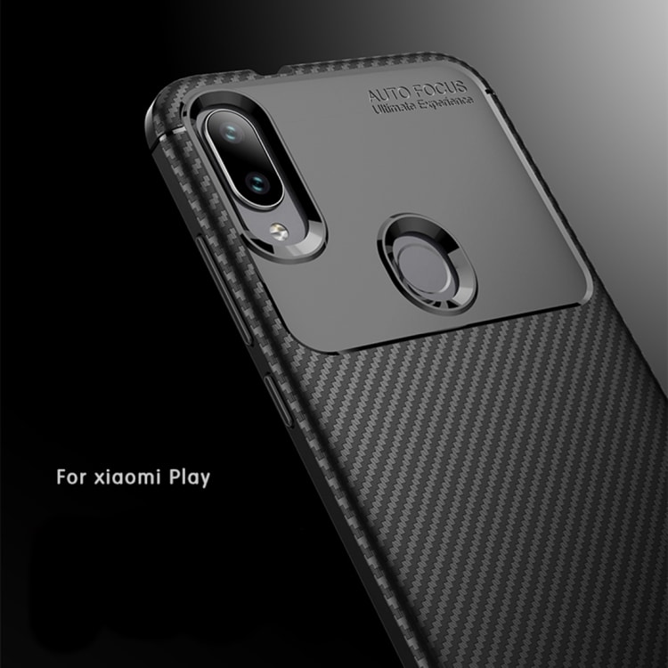 Deksel Schockproof Carbonfiber Xiaomi Play