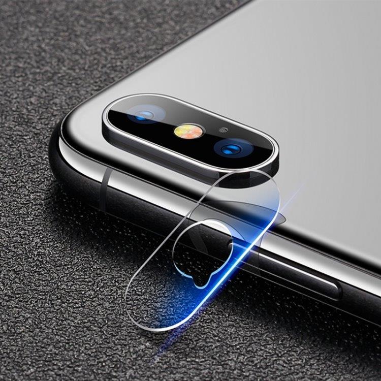 Skjermbeskyttelse herdet glass kameralinse iPhone XS / X