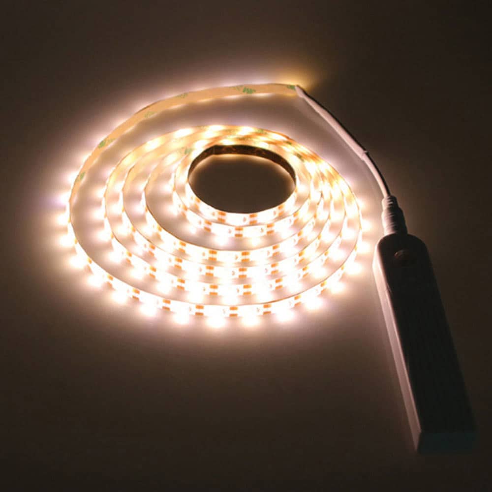 LED-Strip med bevegelsessensor - Varmhvit 1M