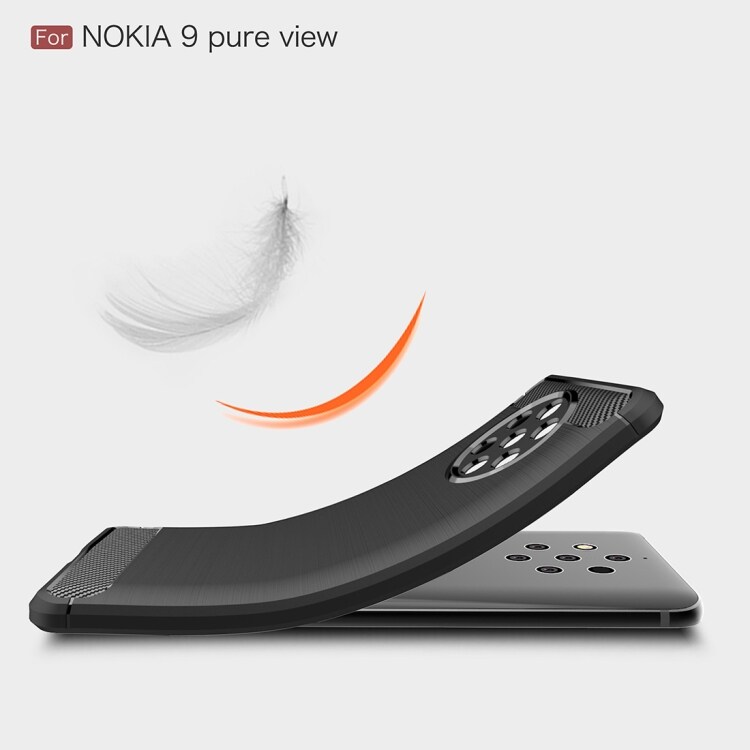 Mobildeksel Carbon Fiber Nokia 9 Pure View