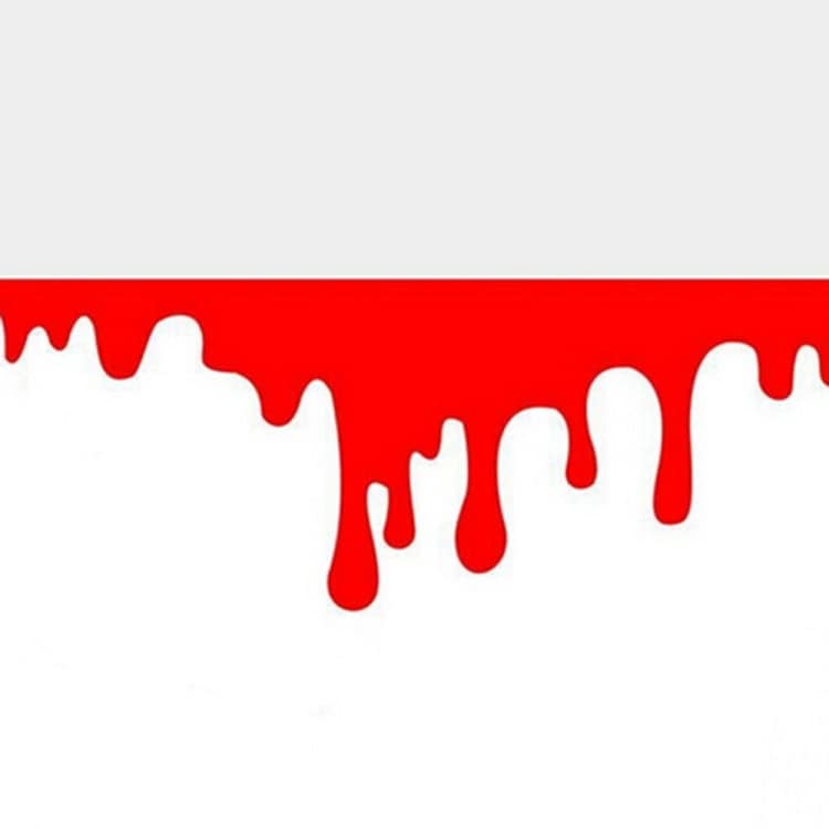 Bildekorasjon Rennende blod stickers - 10Pack