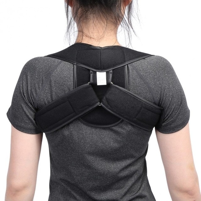 Justerbar Ryggstøtte / støttebelte for bedre holdning - Størrelse S