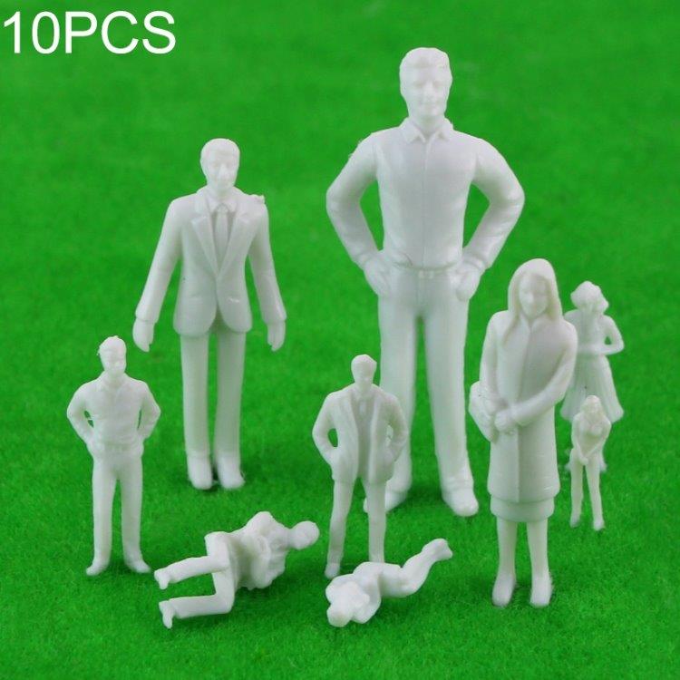 100 stk Modellfigurer hvite