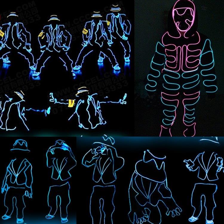 Batteridrevet Led Glowstrip Neon sløyfe 3 Meter - Oransje