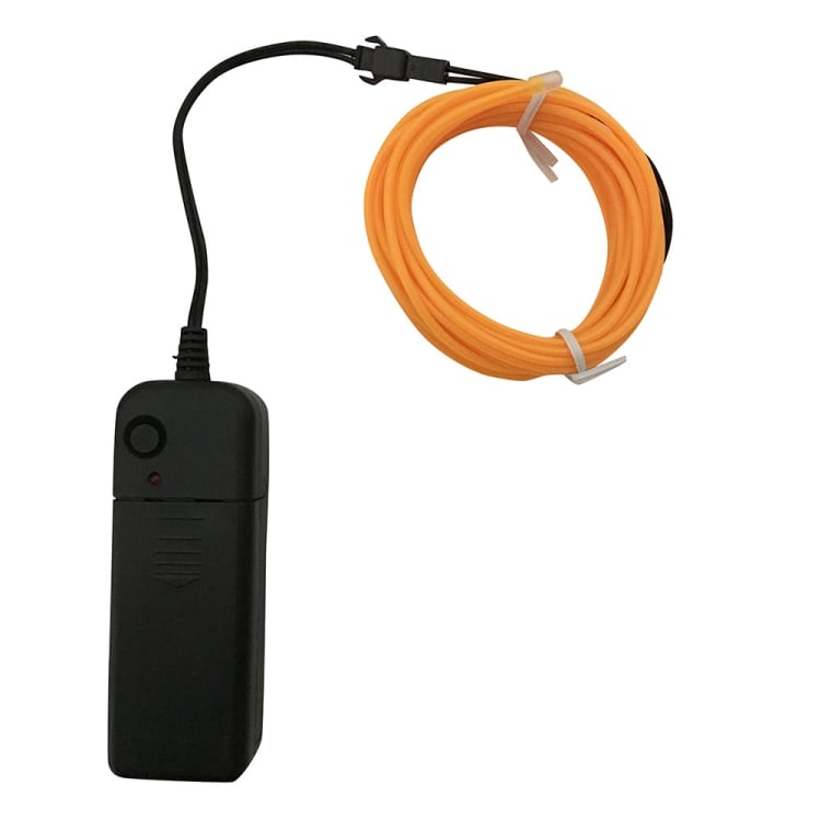 Batteridrevet Led Glowstrip Neon sløyfe 3 Meter - Rød