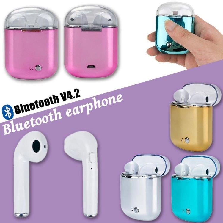 Bluetooth Headset Earphone med ladefutteral