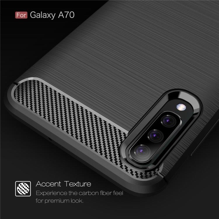 Mobildeksel Carbon Fiber Samsung Galaxy A70