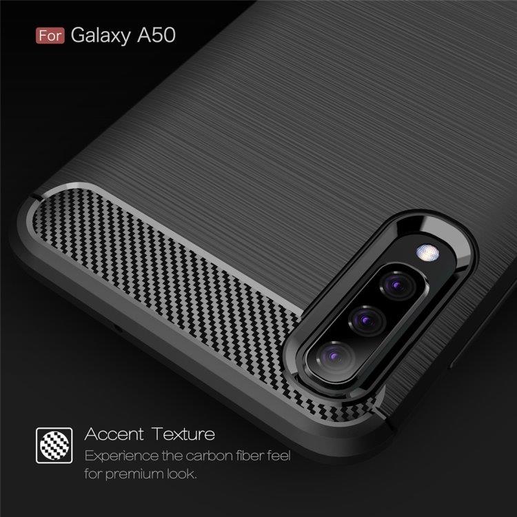 Mobildeksel Carbon Fiber Samsung Galaxy A50