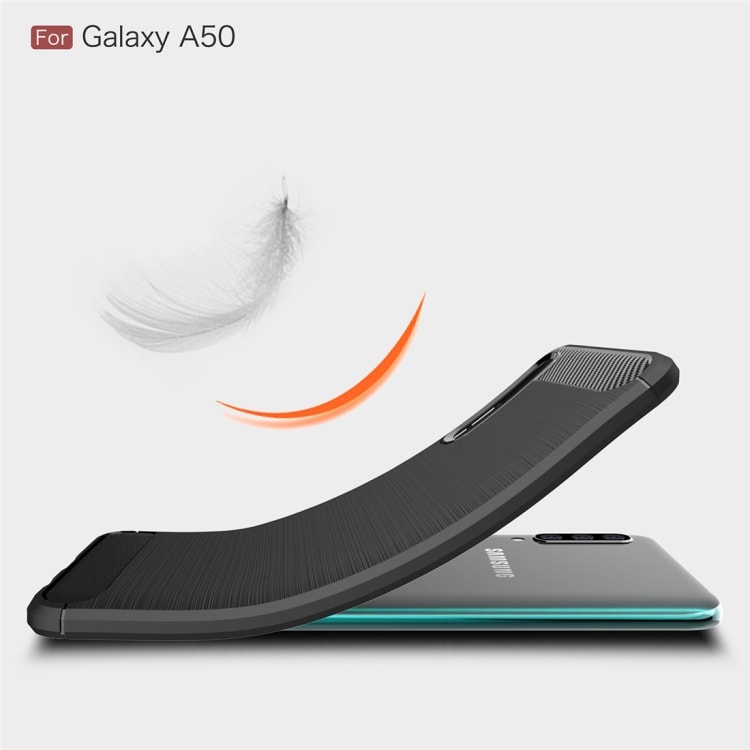 Mobildeksel Carbon Fiber Samsung Galaxy A50