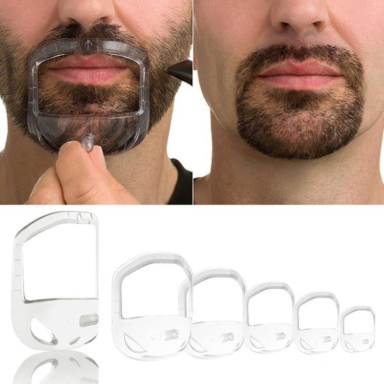 5-Pack Skjeggmal - Barbermal - Form skjegget ved barbering