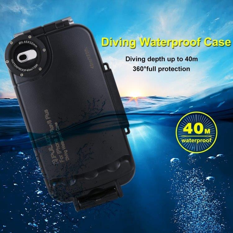 Undervannsveske 40 meter iPhone 8 Plus & 7 Plus