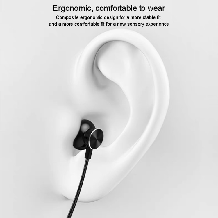 Langston USB-C Metall Magnetiskt In-Ear Headset