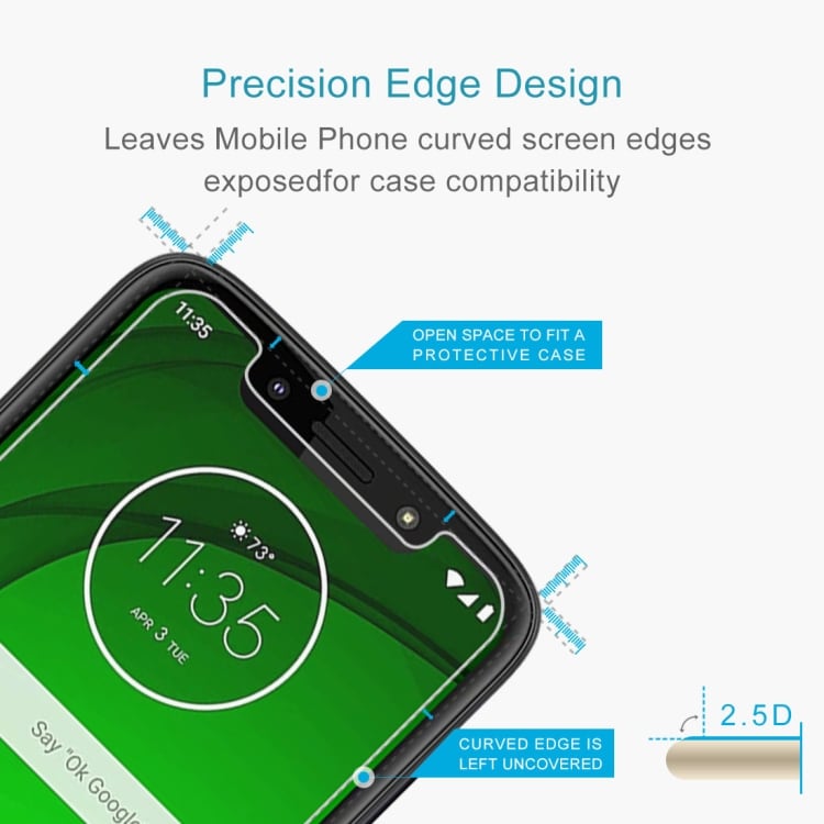 Herdet skjermbeskyttelse av glass til Motorola Moto G7 Play