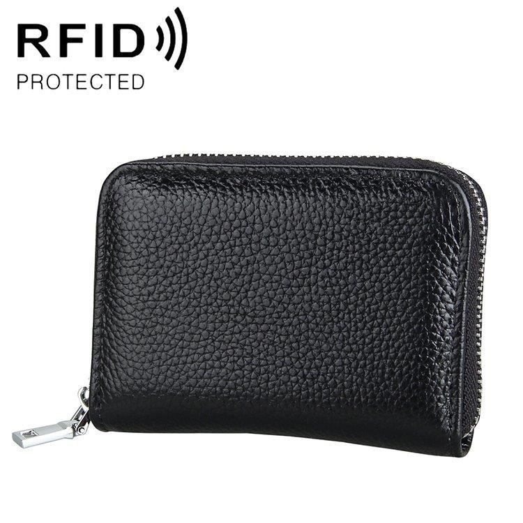 Lommebok glidelås RFID