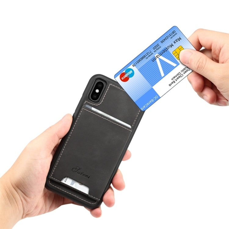 Bankkortdeksel med magnet iPhone X / XS