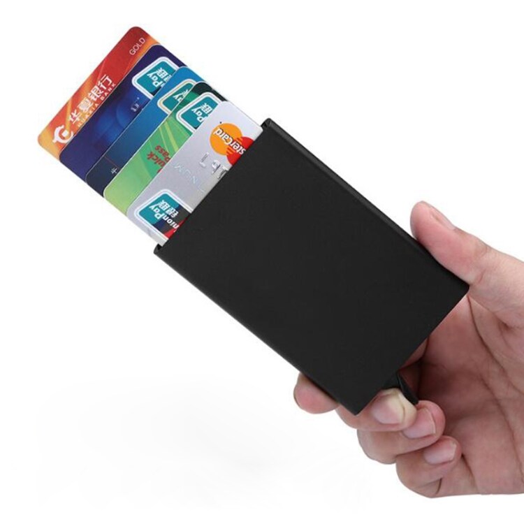 Kortholder / bankkortholder PopUp med RFID-funksjon