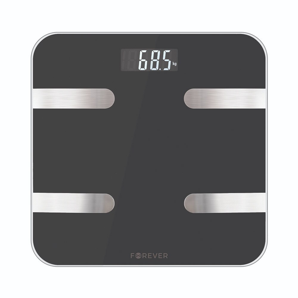 Forever AS-100 Bluetooth Personvekt Svart