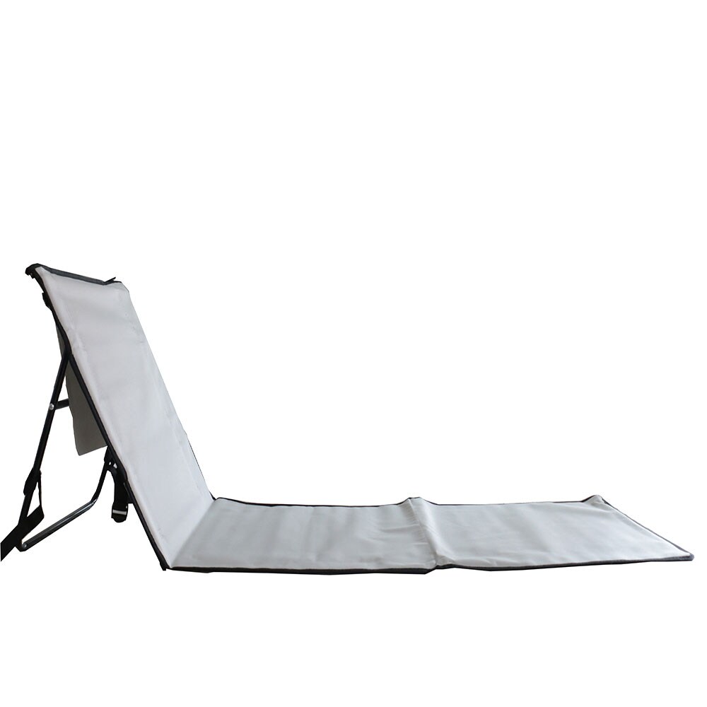 Strandmatte med ryggstøtte