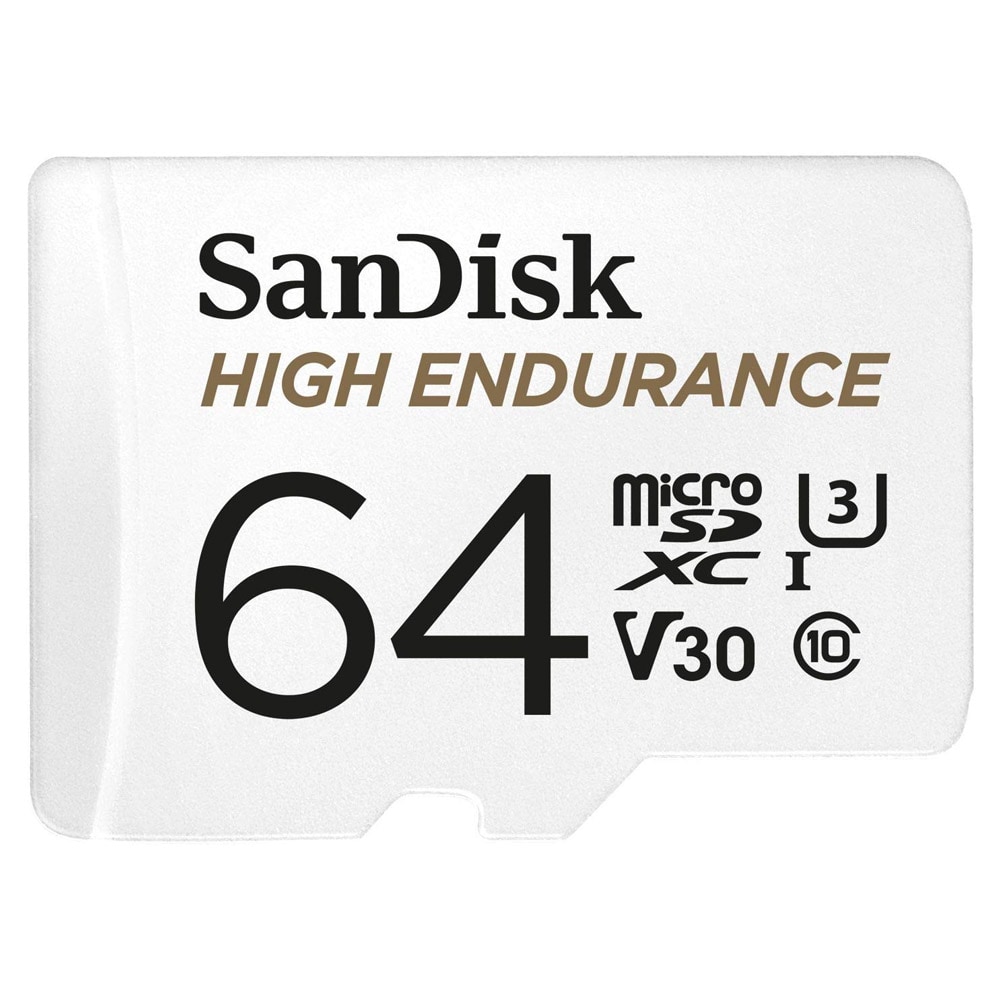 SanDisk High Endurance microSDXC Class 10 UHS-I U3 V30 64GB