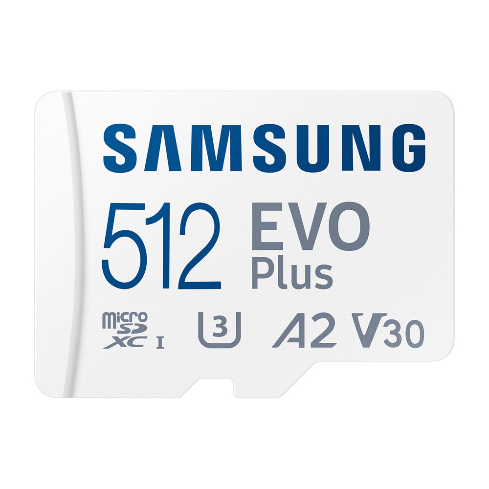 512GB Samsung Evo+ microSDXC Class 10 UHS-I U3