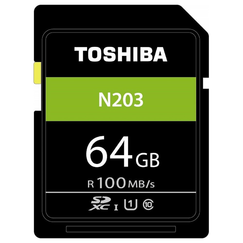 Toshiba High Speed N203 SDXC Class 10 UHS-I U1 64GB